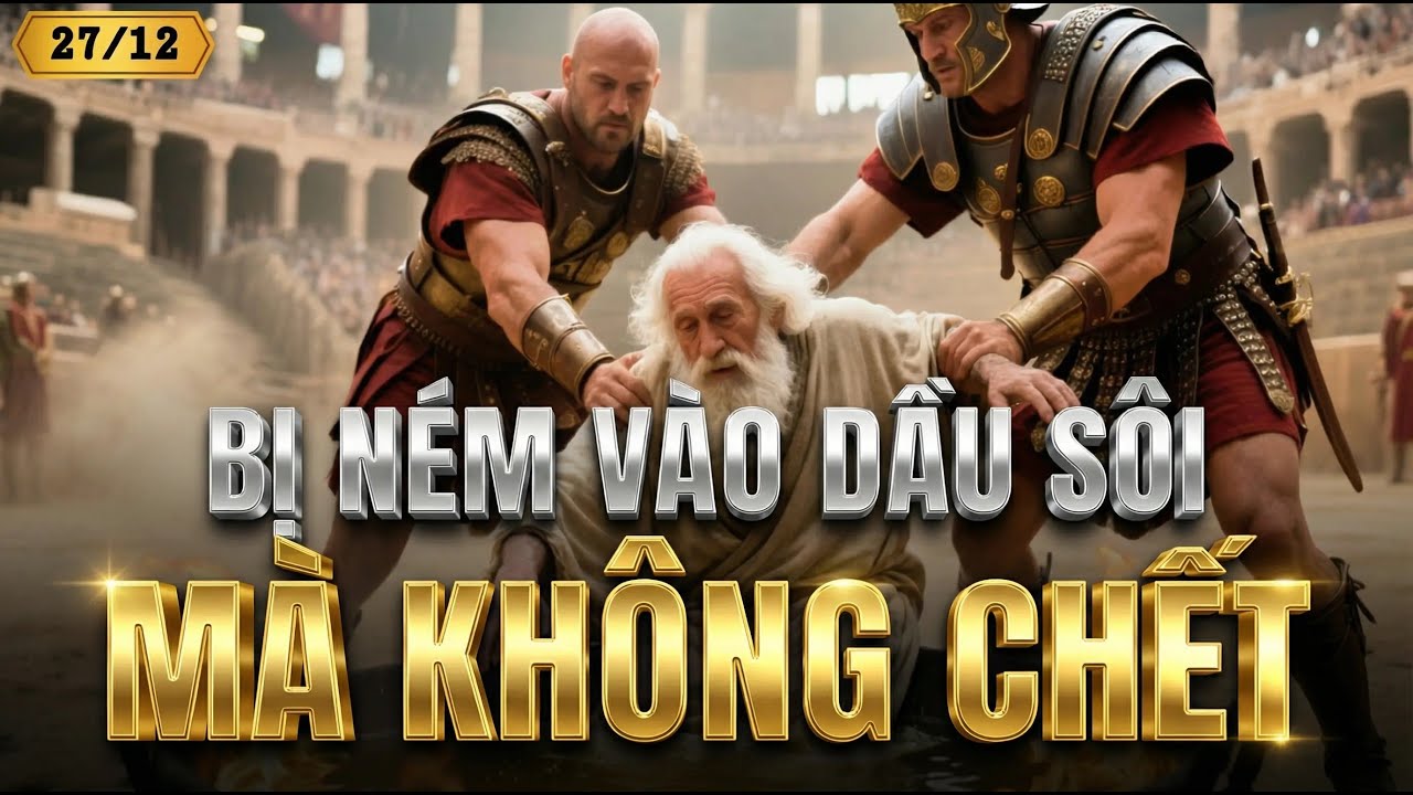 Bị ném vào dầu sôi mà không chết | Phép lạ Thánh Gioan Tông Đồ