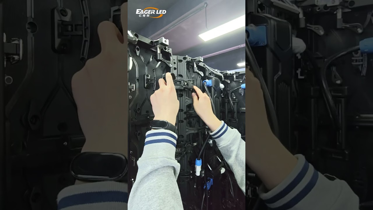 Do you find this type of LED module convenient?#eagerled #leddisplay #ledscreen #ledpanel
