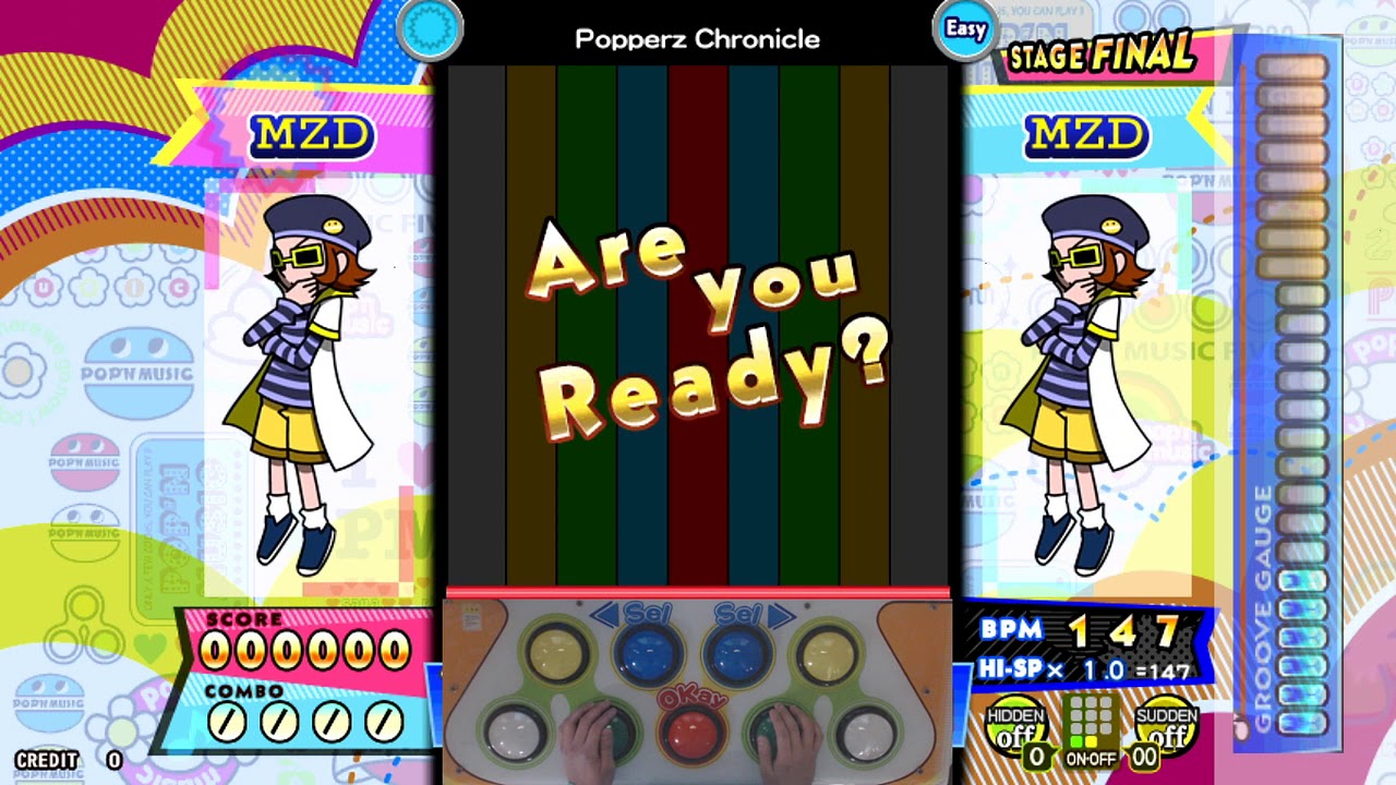 [pop'n music peace] Popperz Chronicle Easy