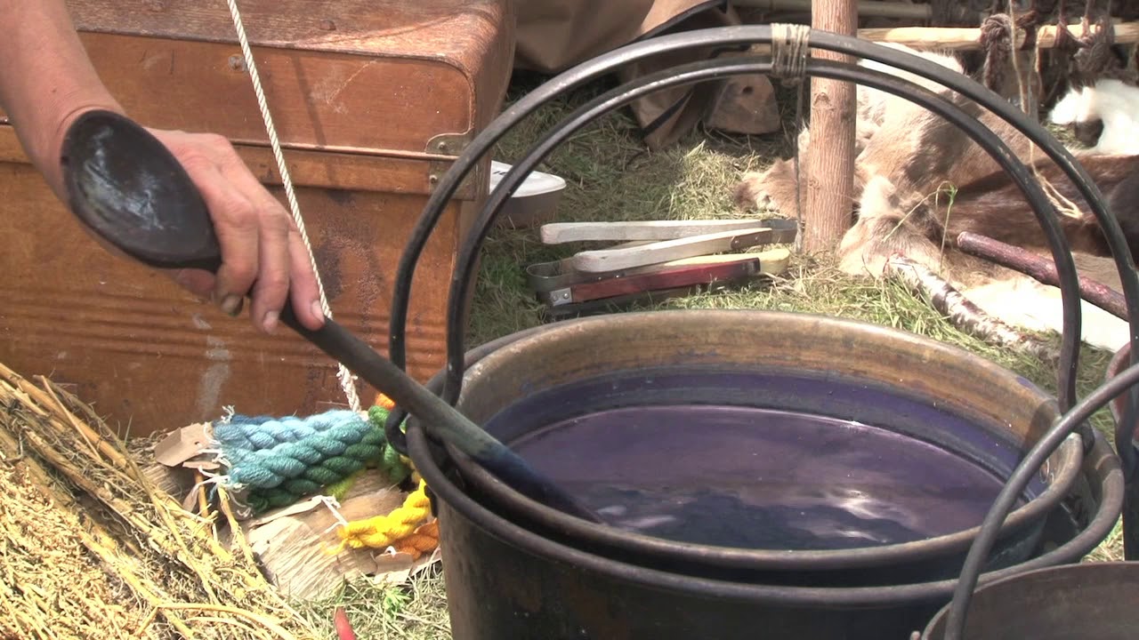 Dark Age/ Viking Dyeing ~ How to Dye with Woad