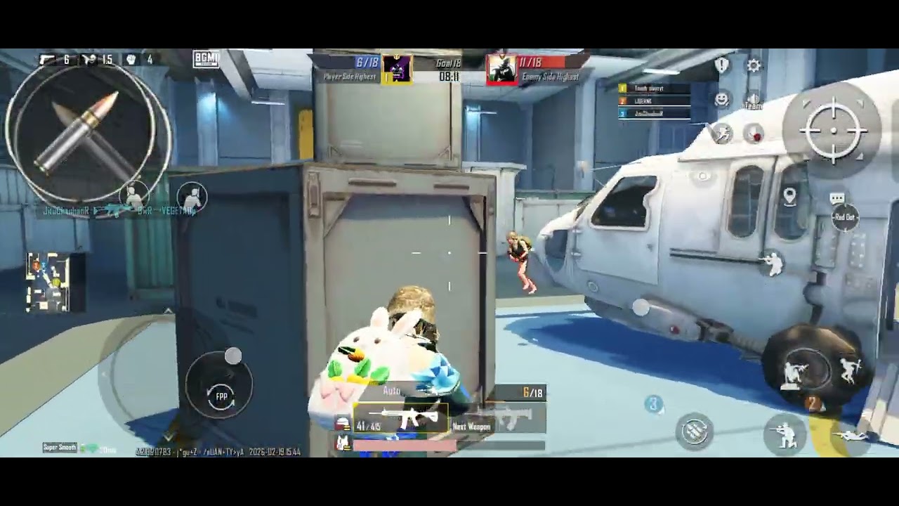 Playing bgmi gun game 