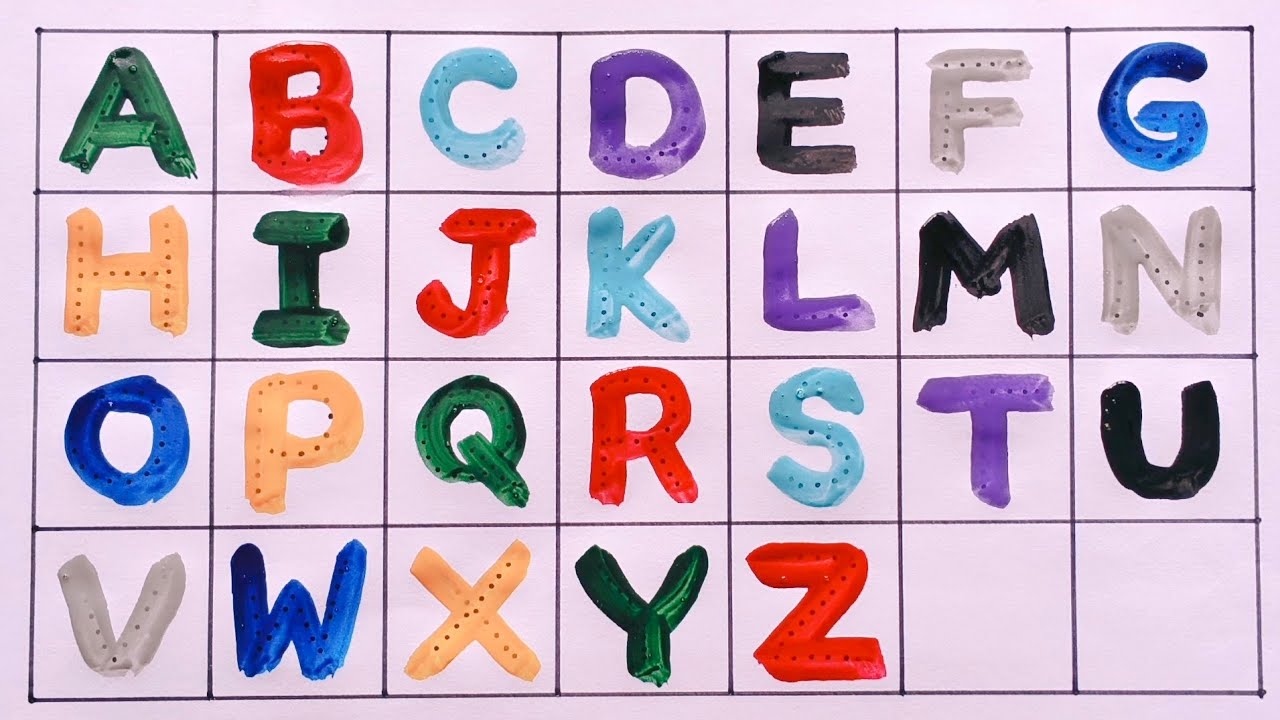 ABCD, A for Apple, एबीसीडी, A for Apple B for Ball, A to Z kids learn, English varnamala, part - 322