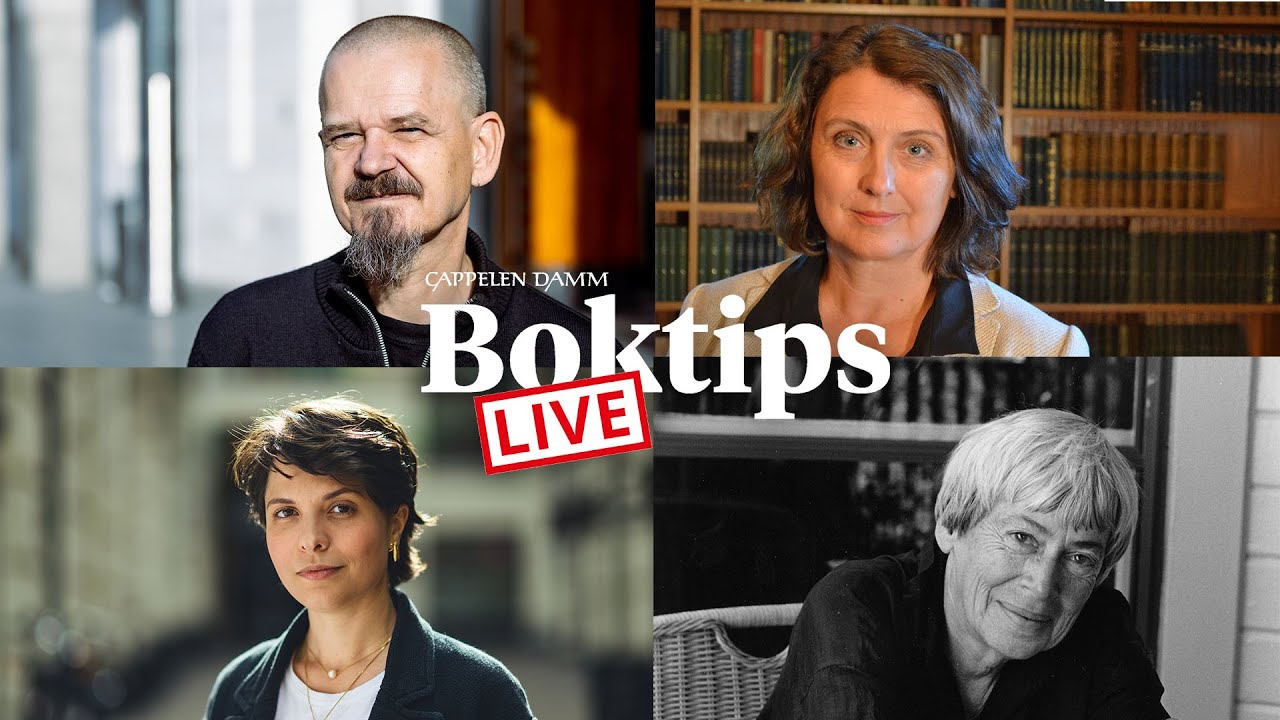 Boktips LIVE - Eksil l Kim Leine, Joanna Elmy, samtaler om Ursula Le Guin og Moderata Fonte
