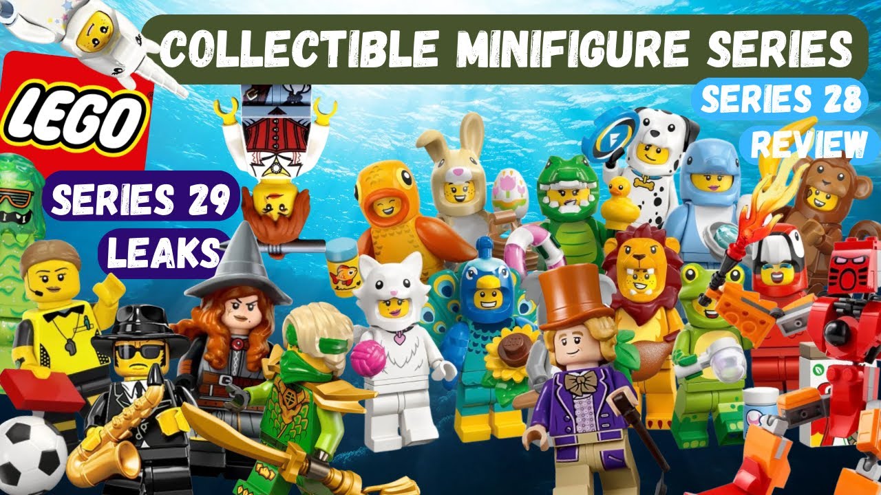 LEGO Collectible Minifigures Series 29 Leaks and Series 28 Review #lego #minifigures