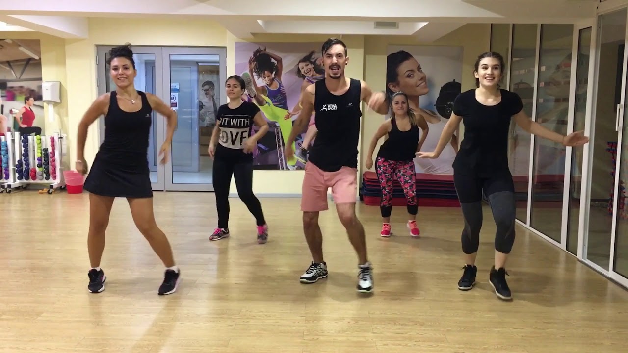 Felices los 4 - Maluma  - Zumba fitness - Choreo by Borchescu Paul