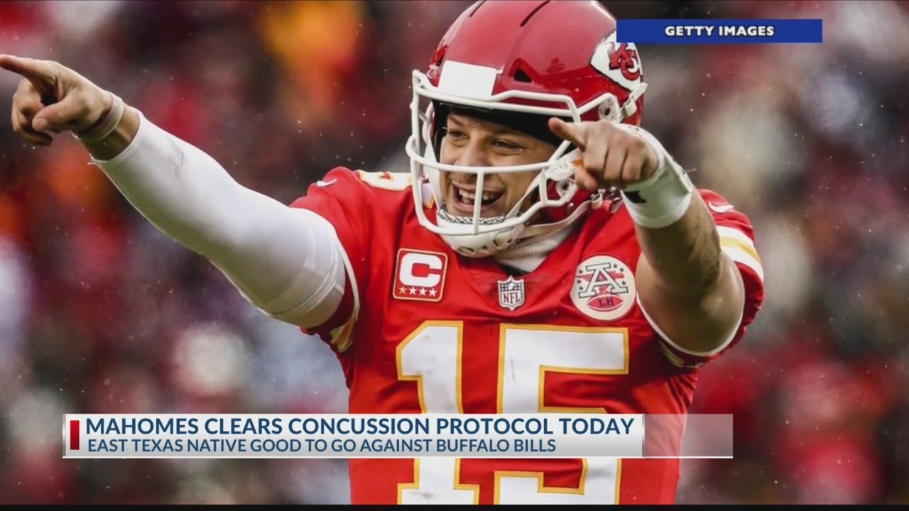 Patrick Mahomes says he has cleared concussion protocol, will play in AFC Championship game