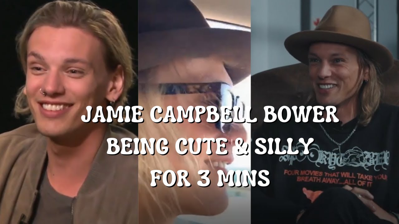 Jamie Campbell Bower being cute and silly for 3 minutes straight