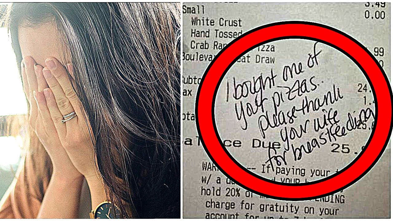 Waitress Slips Note To Husband, Brings Wife To Tears