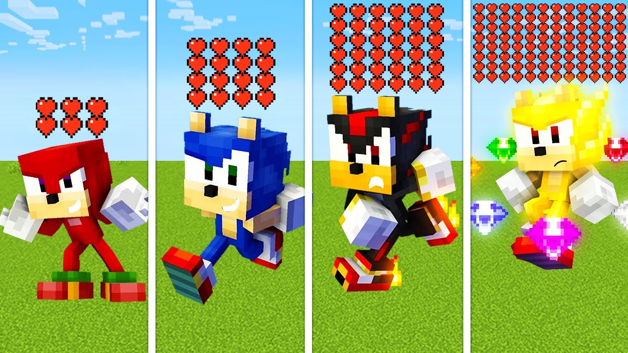 Which Sonic is Immortal? - Minecraft Battle