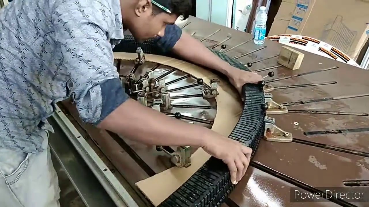 Upvc arch bending process