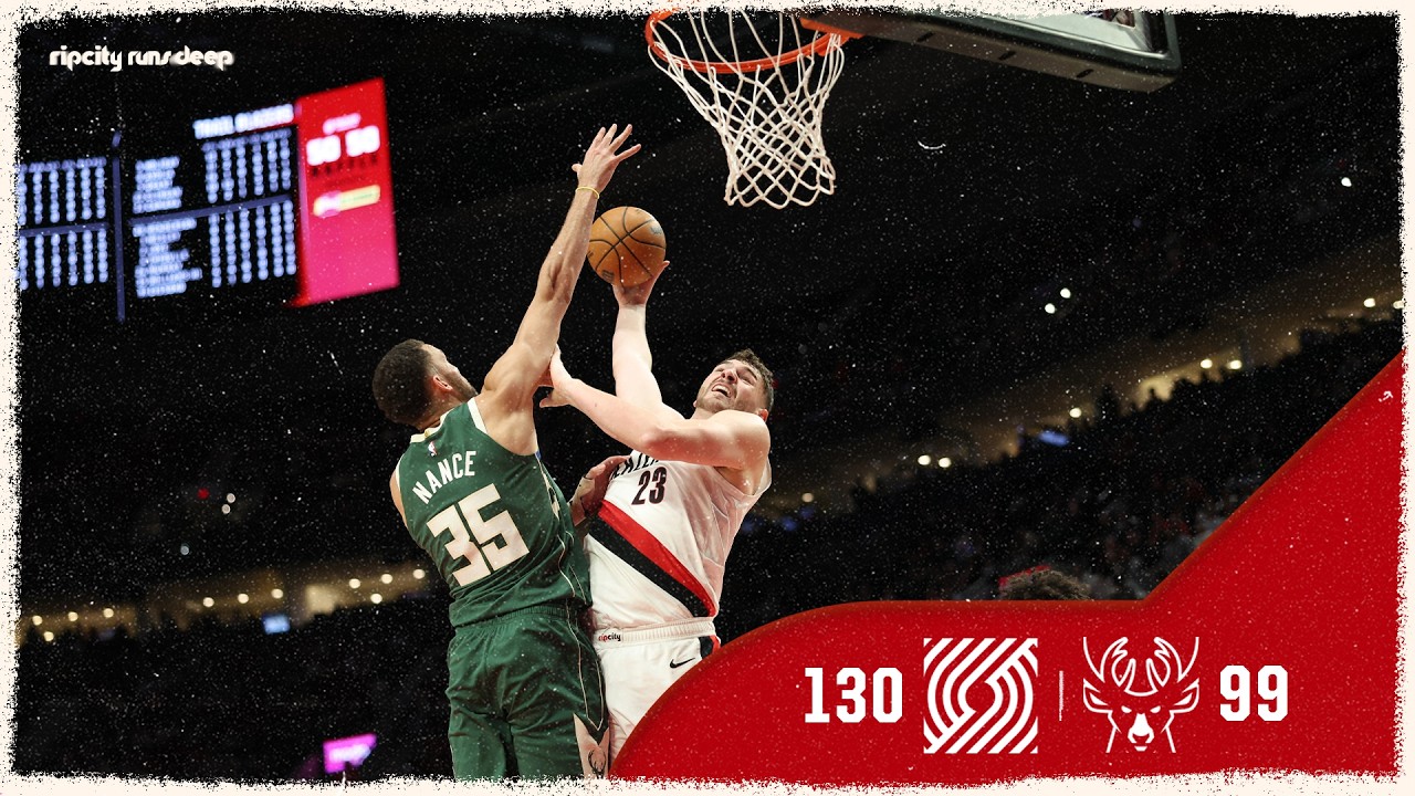 Portland Trail Blazers 130, Milwaukee Bucks 99 | Game Highlights | March 25, 2026