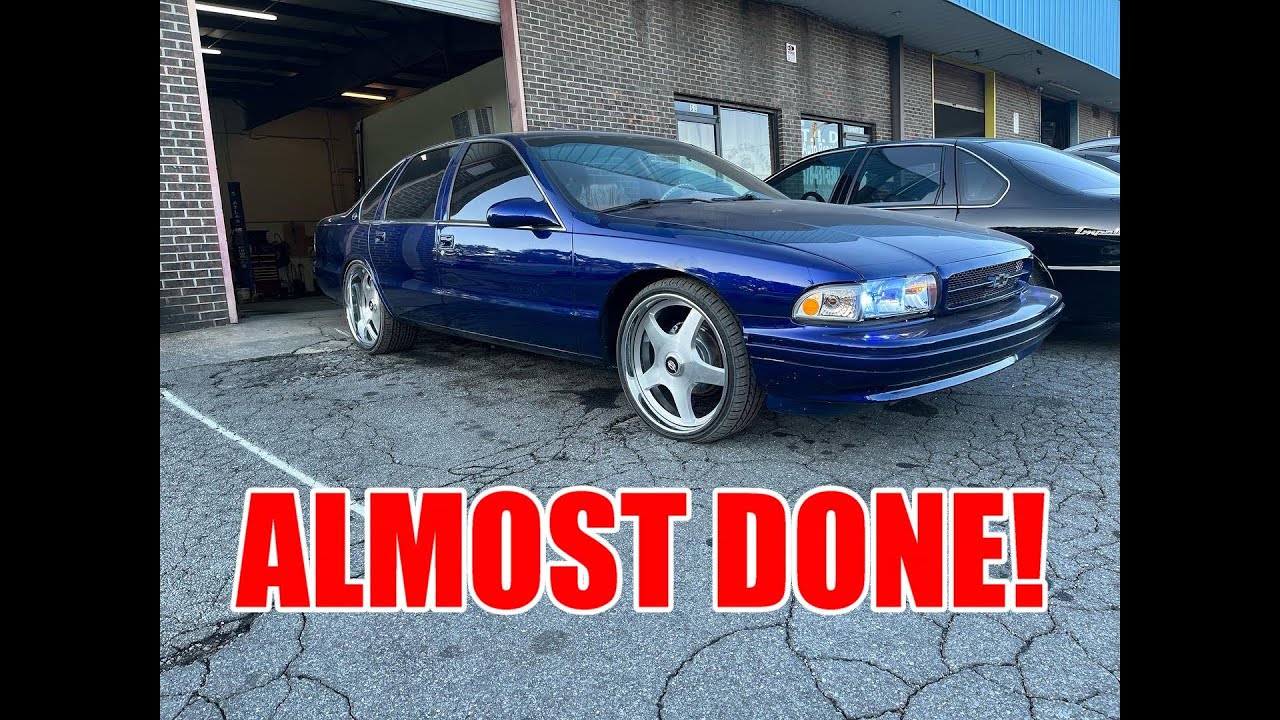 Impala SS 1996 года на кованых дисках SD 22. Почти готово! Обновления магазина и т.д.