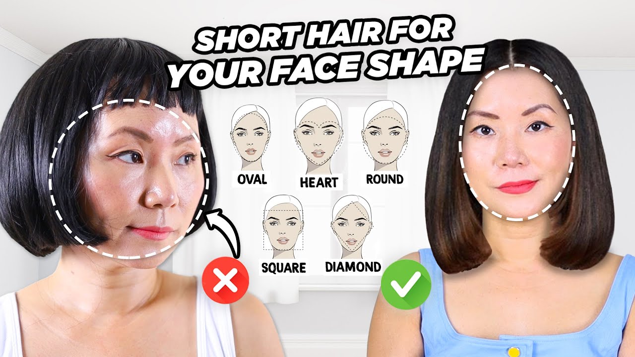What short hair style suits you (or not) according to your face shape