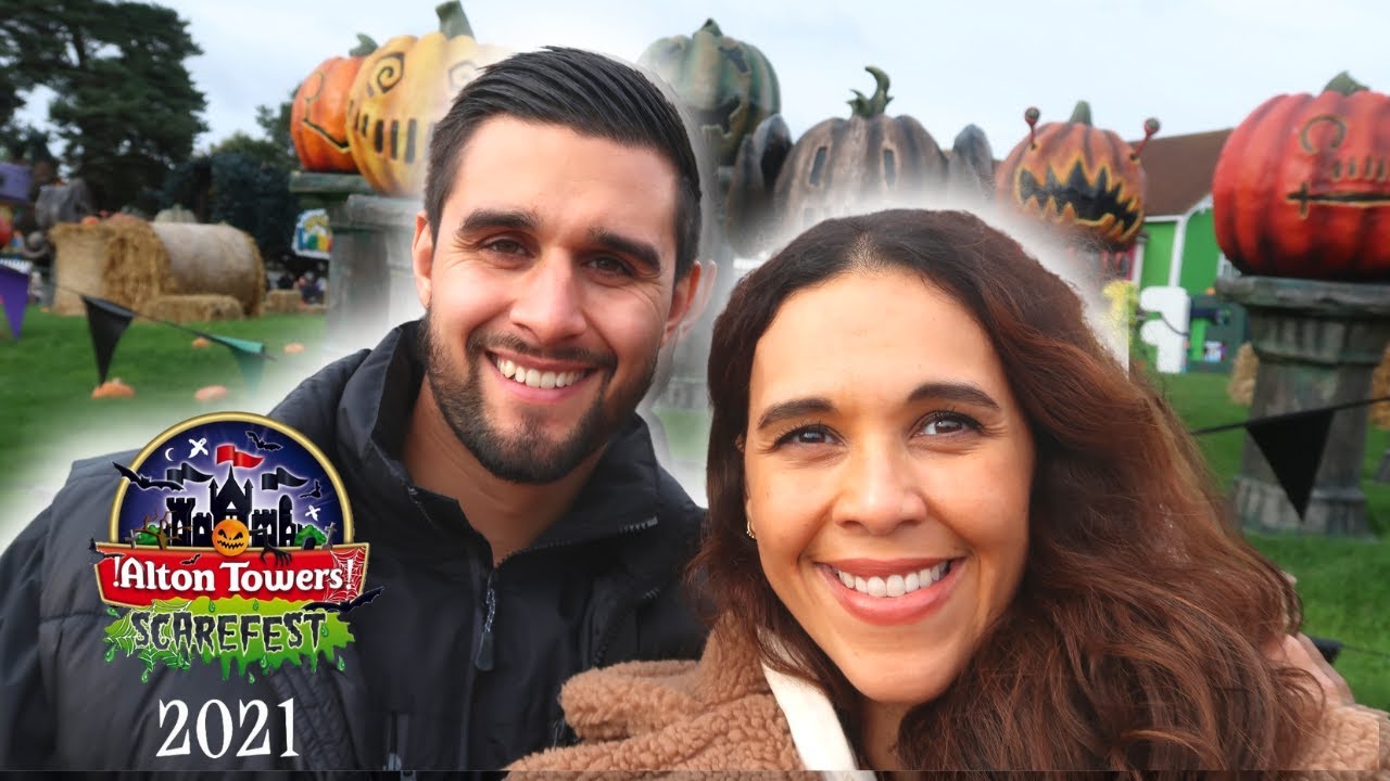 DAY IN THE LIFE THEME PARK 2021 | Alton Towers Scarefest | CBEEBIES Land | Family of 4 day out