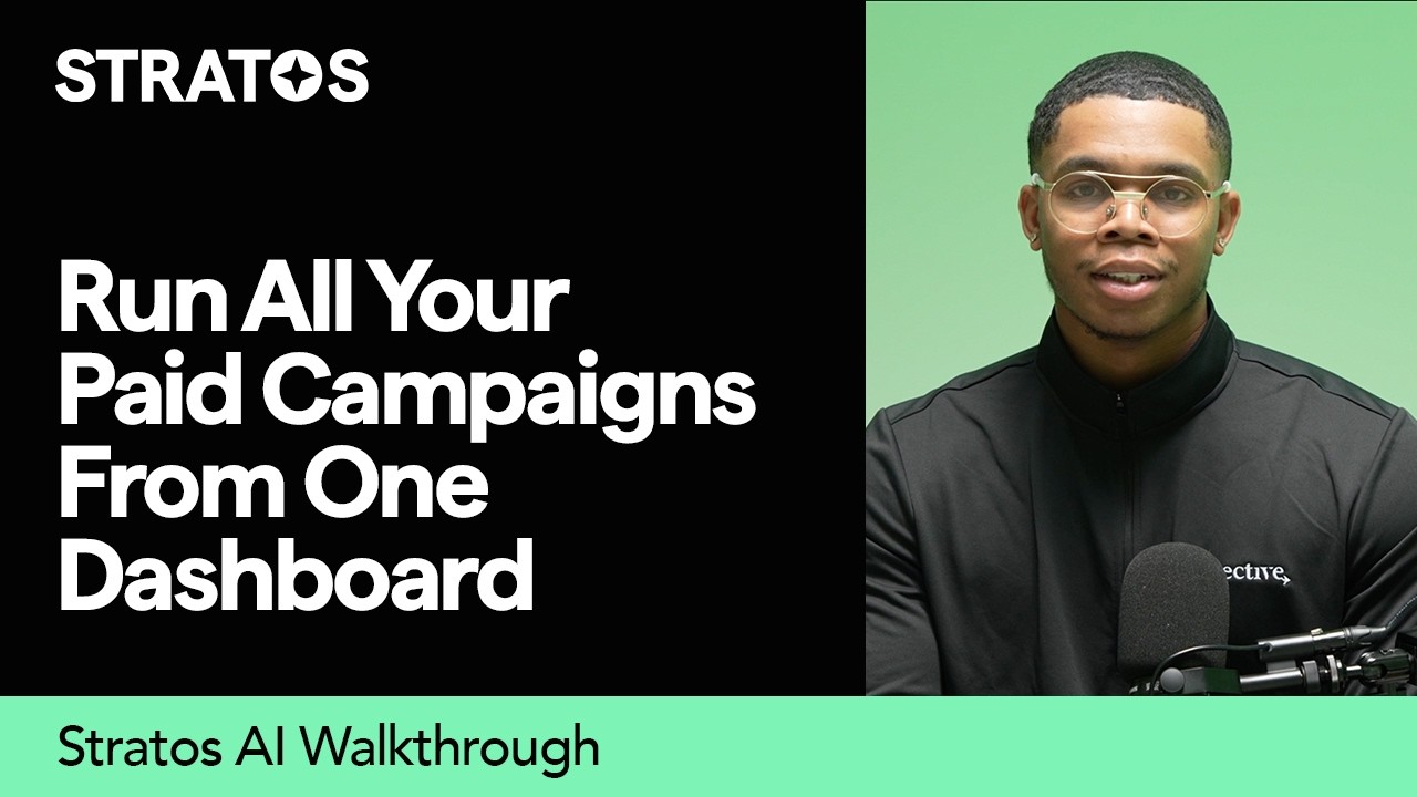 Run All Your Paid Campaigns From One Dashboard | Stratos AI Demo