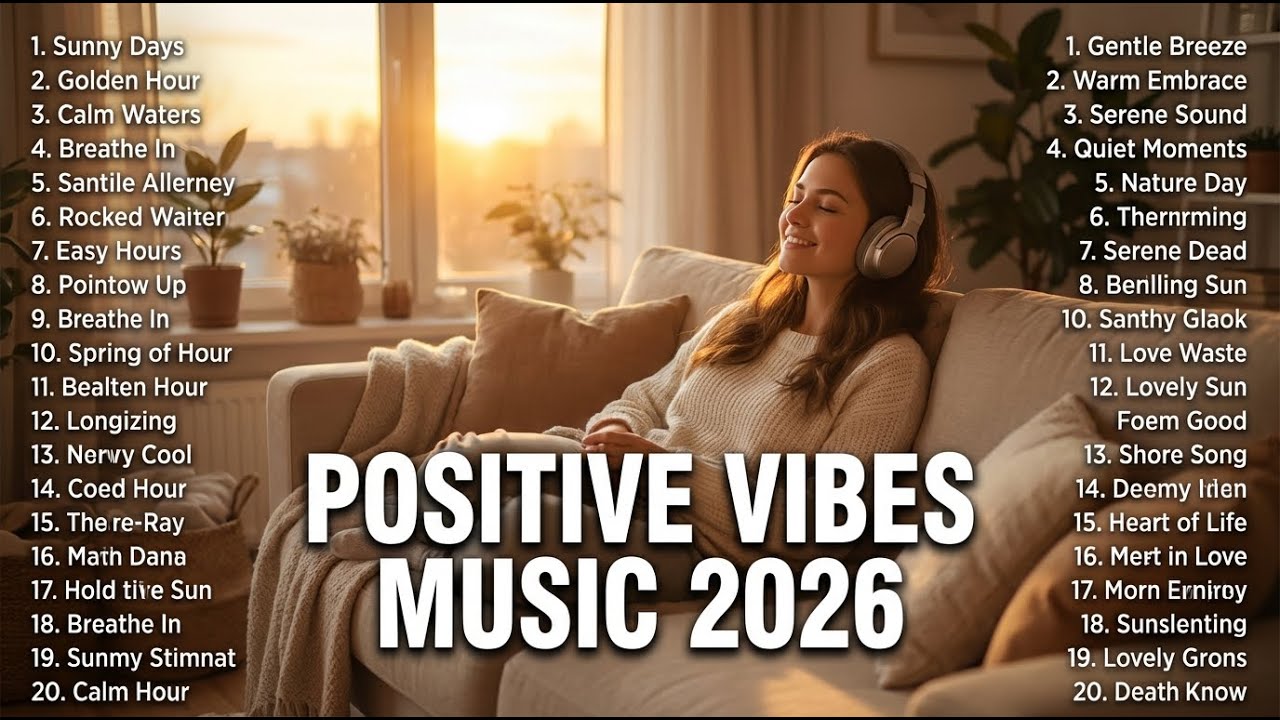 Positive Vibes Music Playlist 2026 ✨🌈 | English Acoustic Songs | Feel Good, Calm & Peaceful Mood