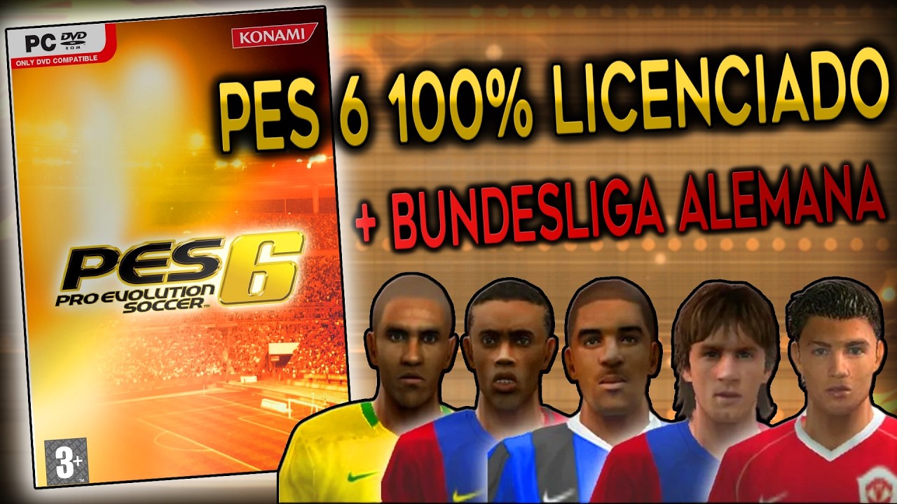 📥  El MEJOR Option File para PES 6 🔥 100% Licenciado ✅