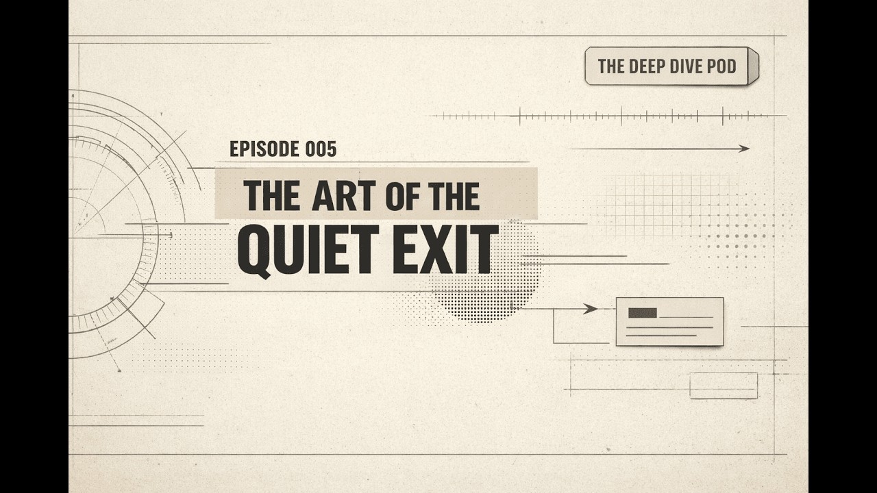 The Art of the Quiet Exit | The Deep Dive Pod Ep. 005