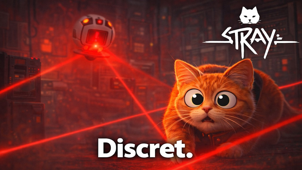 Le chat le moins discret de la ville ! Stray 2/3