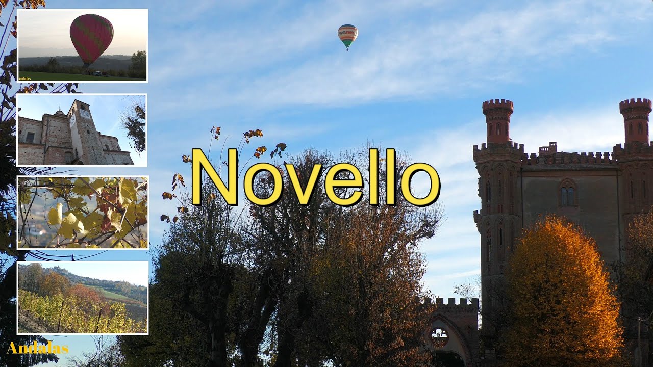 Novello - Colori d'Autunno - Langa del Barolo e mongolfiere - Piemonte - Cuneo
