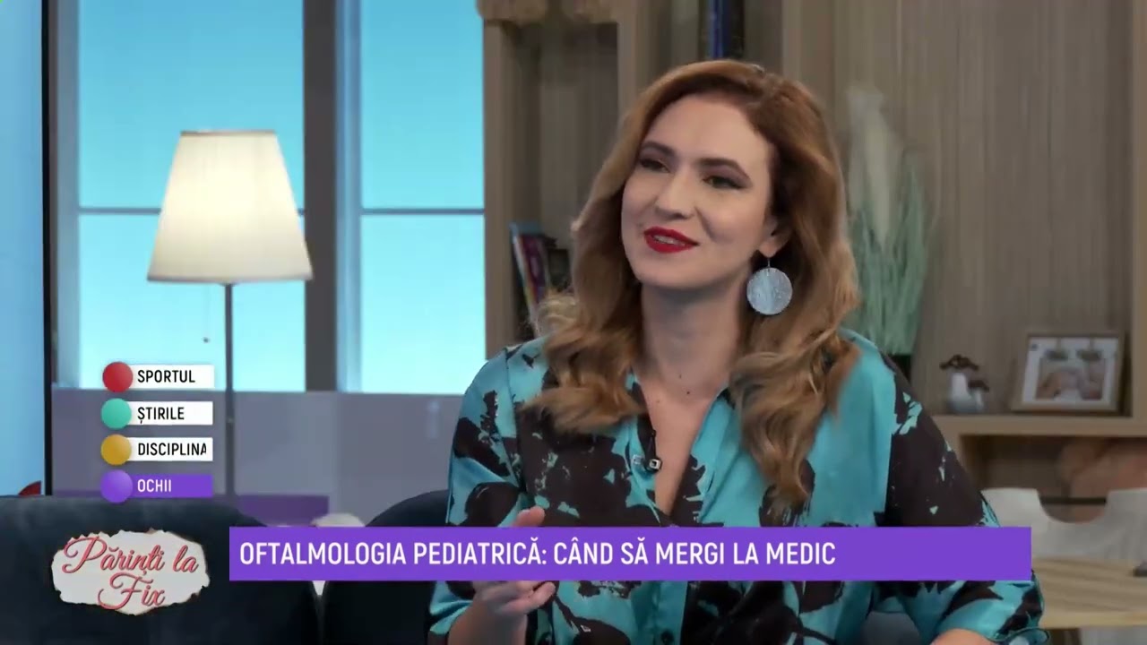 Cand stii ca cel mic are nevoie de ochelari? Dr. Roxana Cozubas la Parinti la fix - Metropola TV