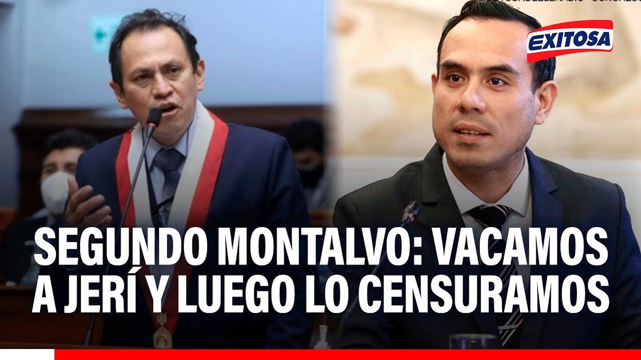 🔴🔵José Jerí debe ser vacado y luego censurado como presidente del Congreso, sugiere Segundo Montalvo