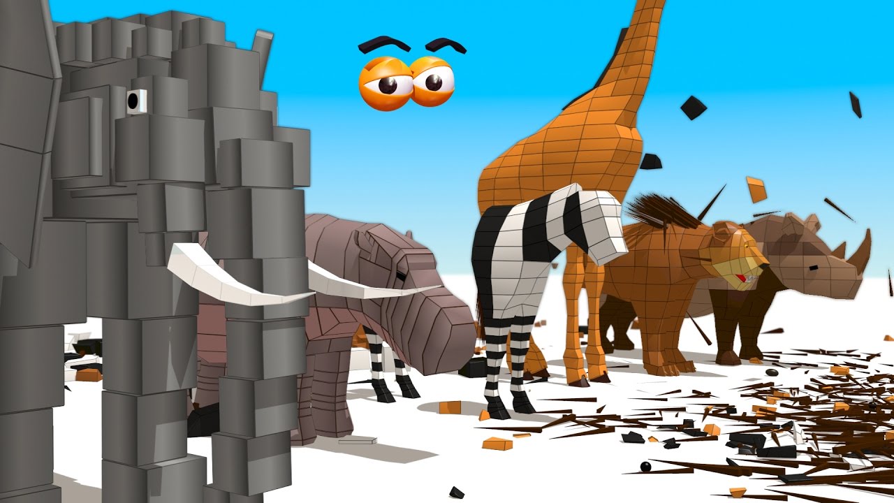 CUBE BUILDER for KIDS (HD) - Build African Animals for Children - AApV