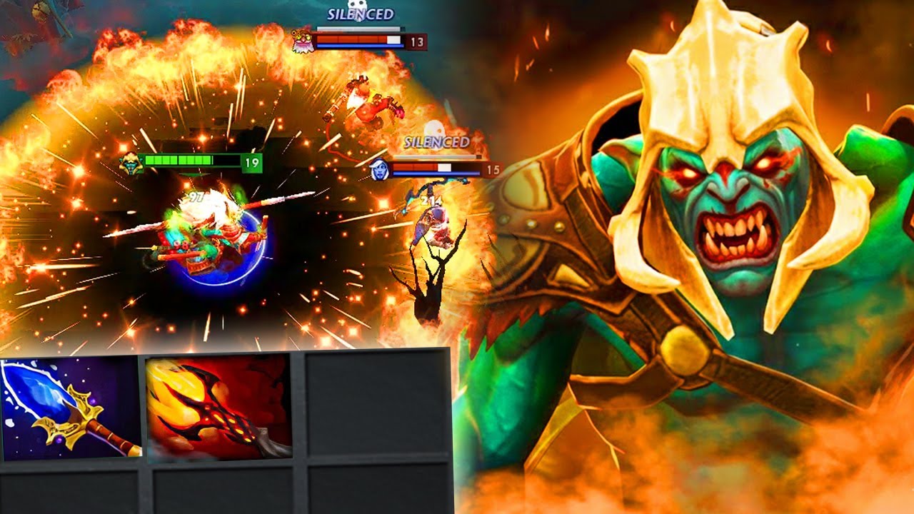 Huskar 1v5 Armlet Toggle INSANE 😱 Max Level Dagon One-Shot Everyone!