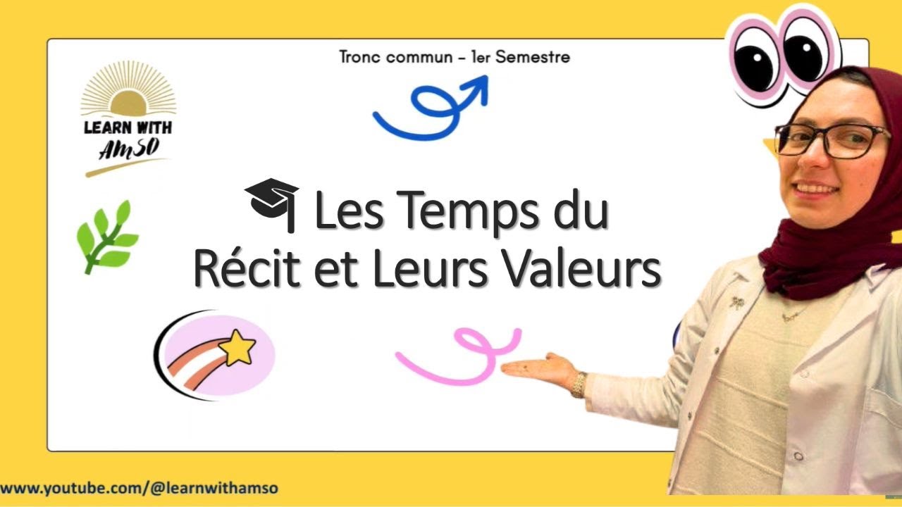 Les temps du récit et leurs valeurs - (Cours et Quiz) Français ✅