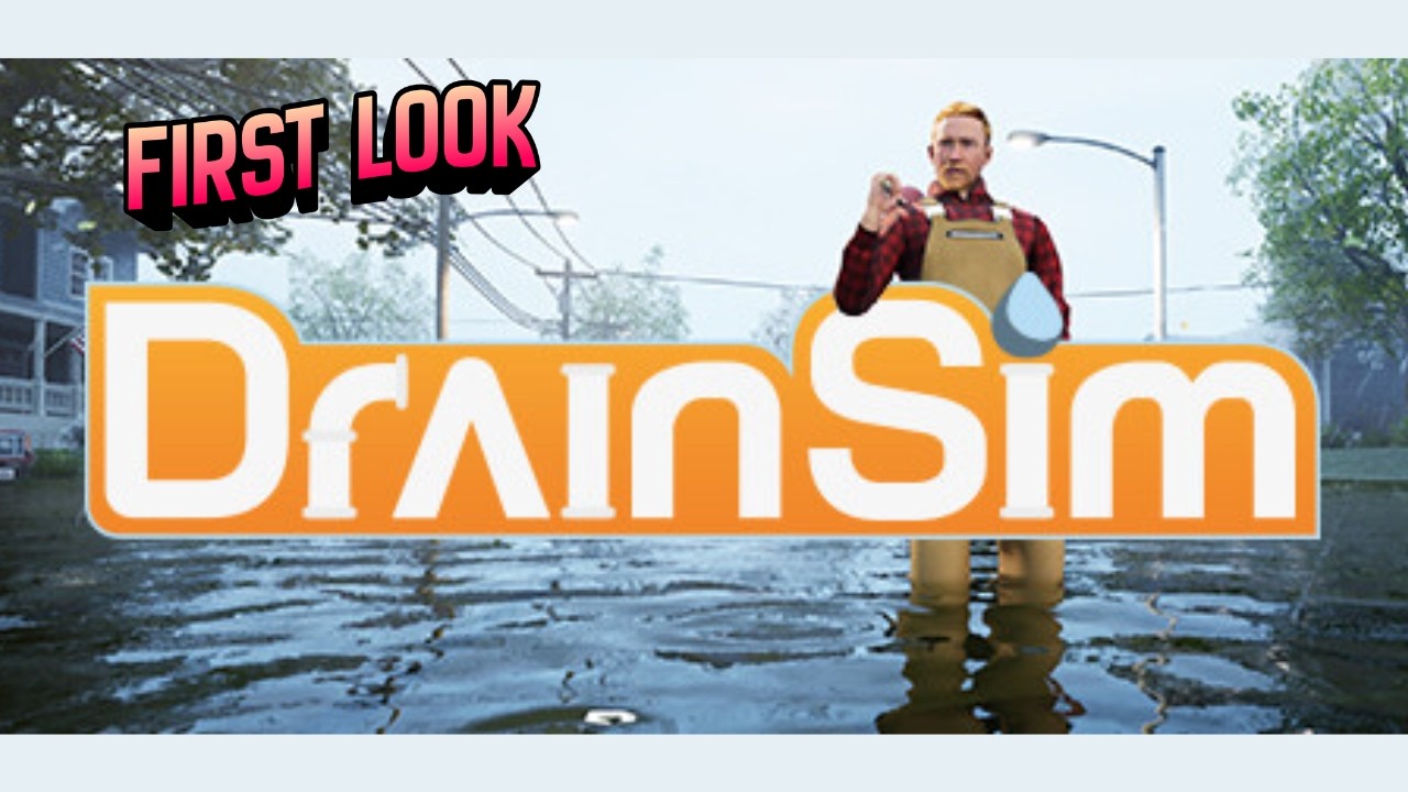 I Saved The Flooded City! |DrainSim| First Look!