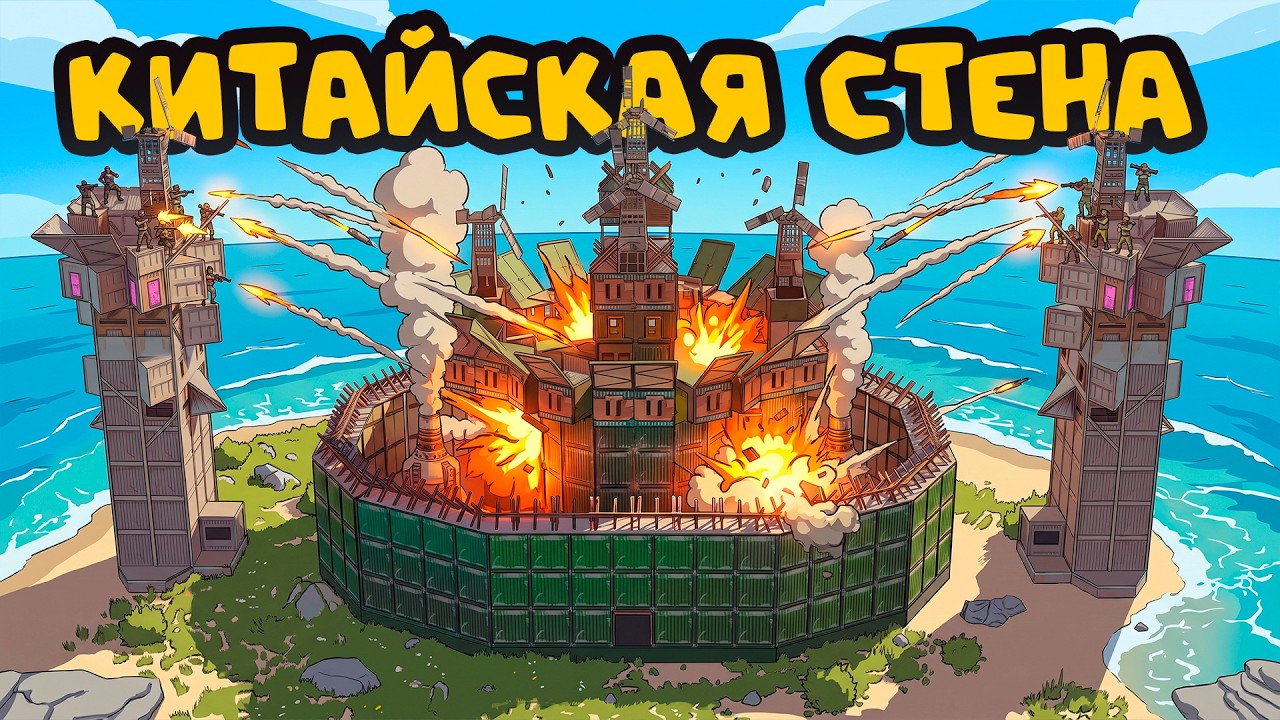 12 vs 3! THE BIGGEST CLAN IN RUST IS RAIDING MY GREAT WALL / RUST