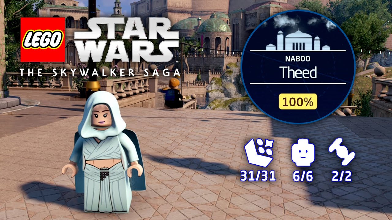 [Guía 100%] LEGO Star Wars The Skywalker Saga - Naboo, Theed - Todos los coleccionables