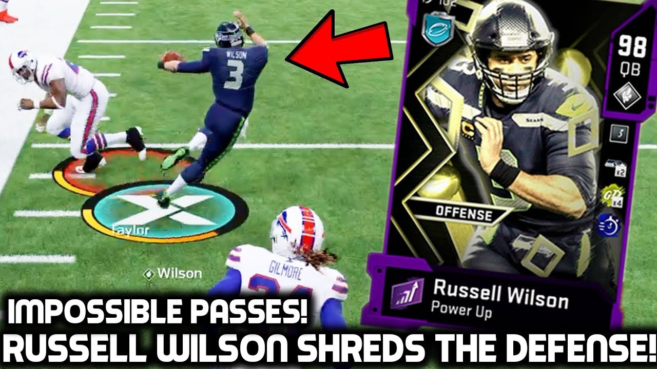 RUSSELL WILSON PUTS THE TEAM ON HIS BACK! MAKING IMPOSSIBLE PASSES! Madden 20 Ultimate Team