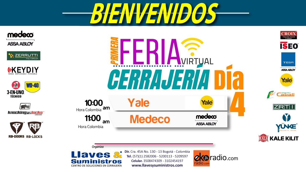 Primera Feria Virtual de Cerrajería: 4 Día