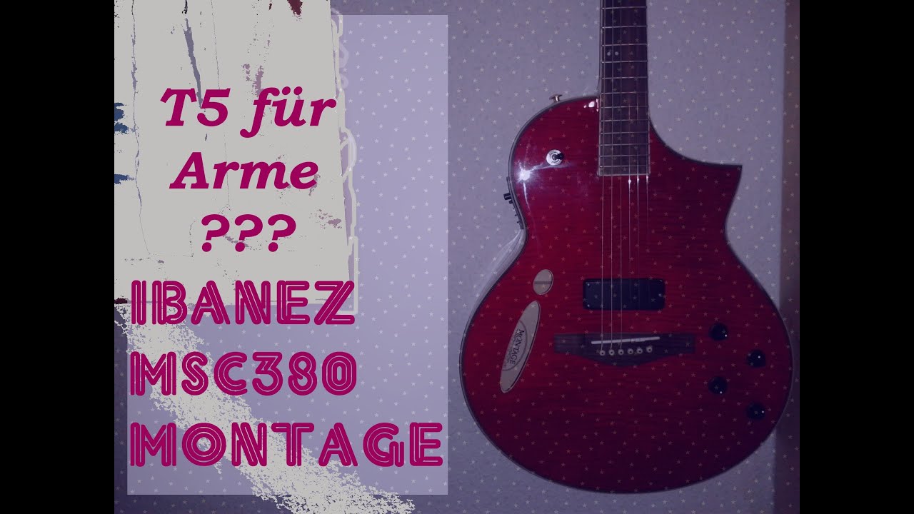 Ibanez MSC380 Montage - T5 für Arme?