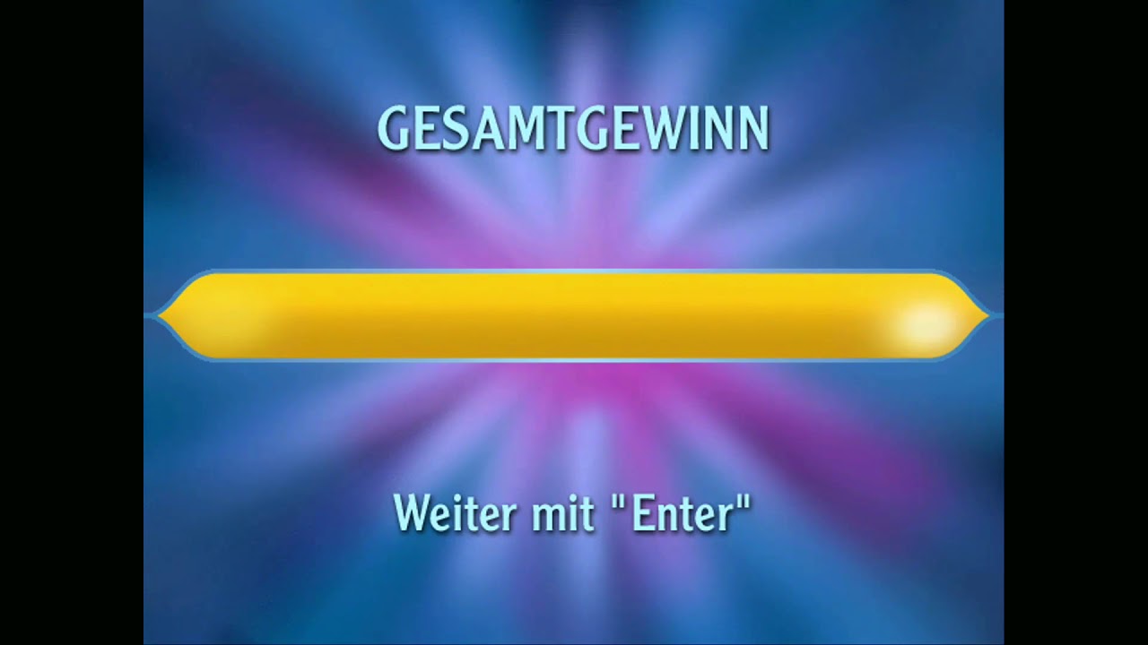 Wer Wird Million&auml;r: Junior 2001 [German] [HD]