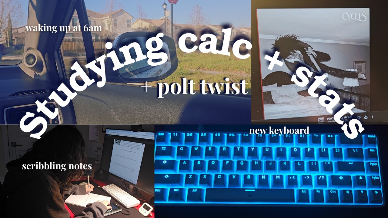 Study vlog ft. CALC EXAM IS PAIN + a stats exam about standard deviations :)