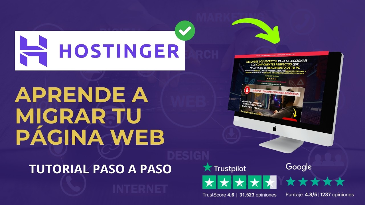 ¿Cómo Migrar mi Página Web a Hostinger? | WordPress | Tutorial 2024