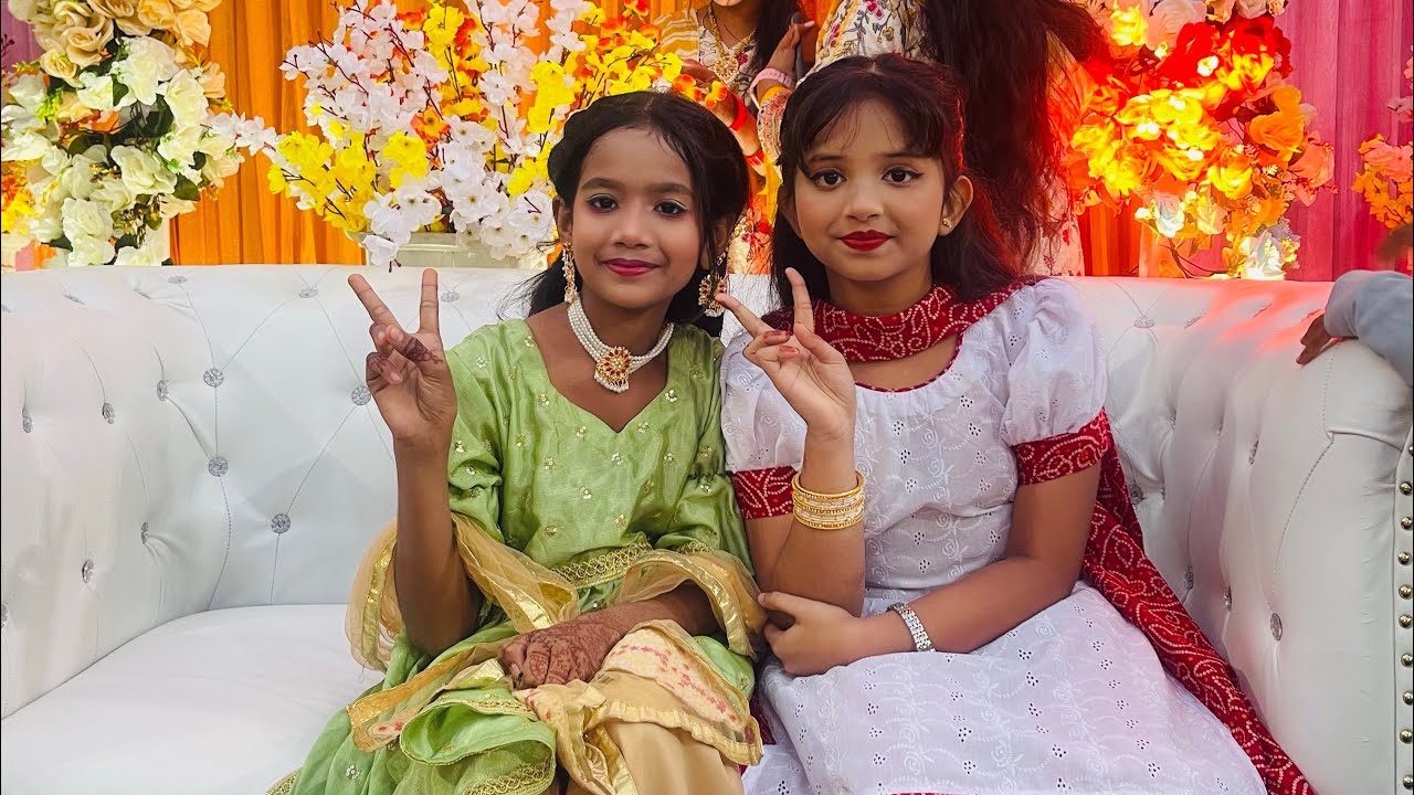 আদিবার বান্ধবীর বোনের গায়ে হলুদ।পাট- ১ 💫🥰#minivlog #foryou #subscribemychannel 