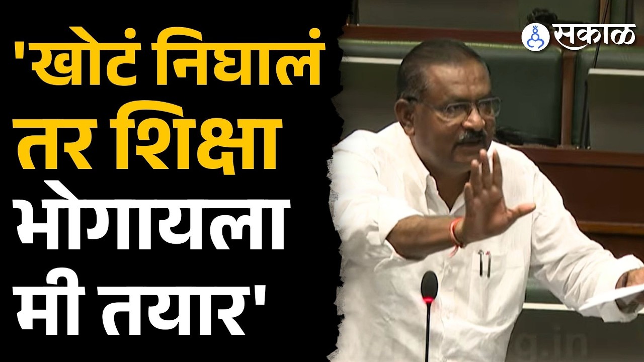 ‘...तर मी शिक्षा भोगायला तयार’, Suresh Dhas यांचं सभागृहात थेट चॅलेंज | Vidhansabha Adhiveshan