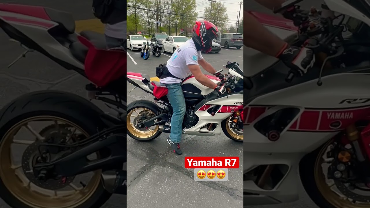 Yamaha R7 😍😍😍 exhaust sound 🫠🫣
