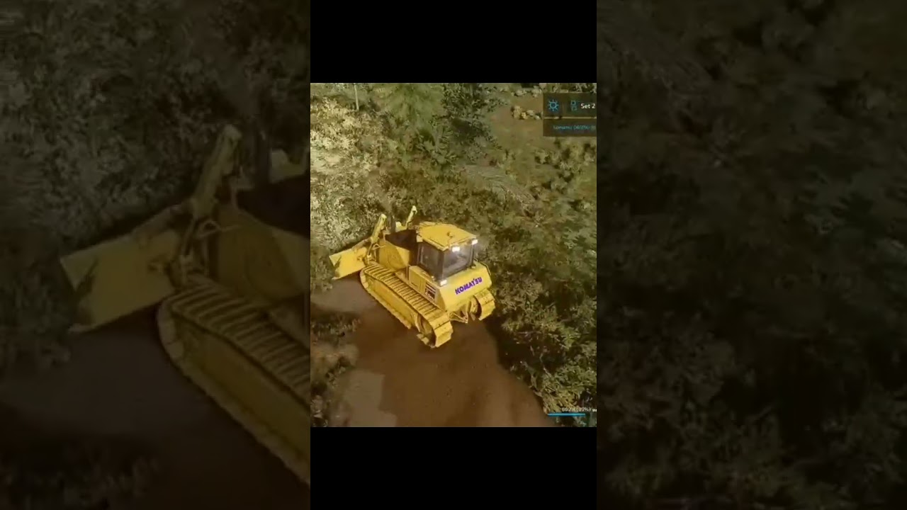 Cortando estrada na pirambeira