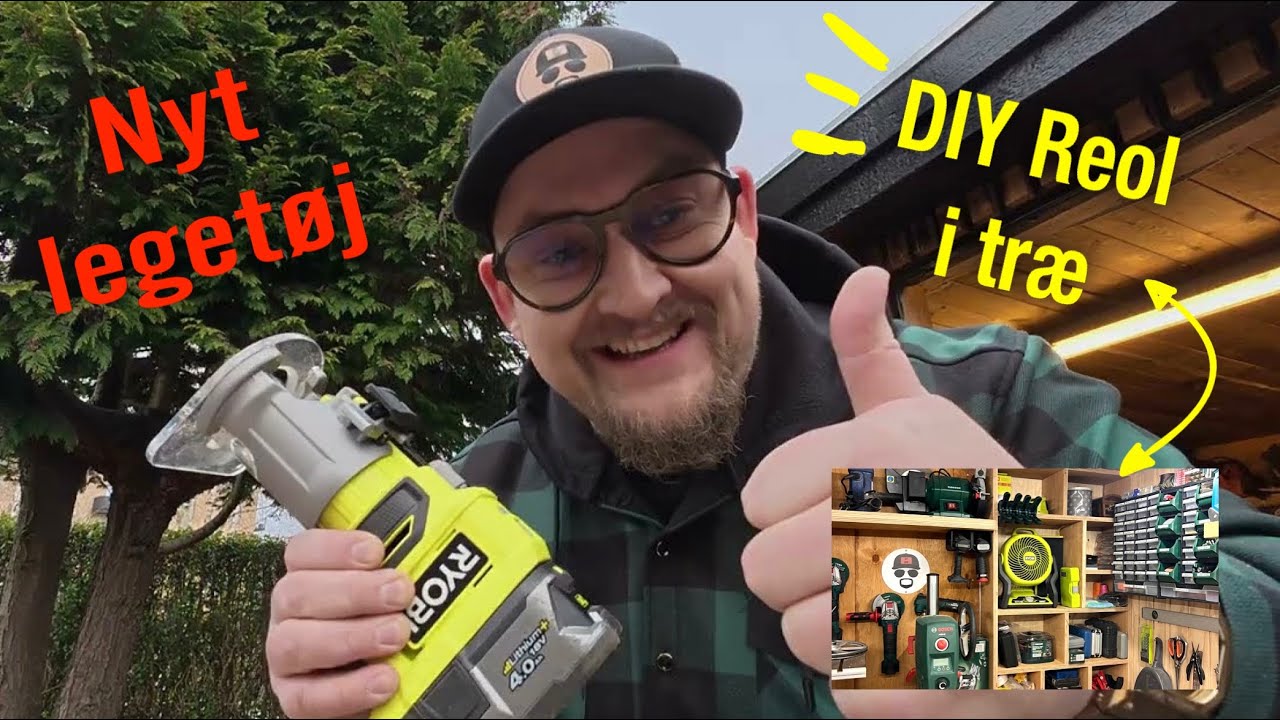 Ud i værkstedet - Afsnit 7 🪚 DIY Ny Værkstedsreol i træ 🛠️🪛