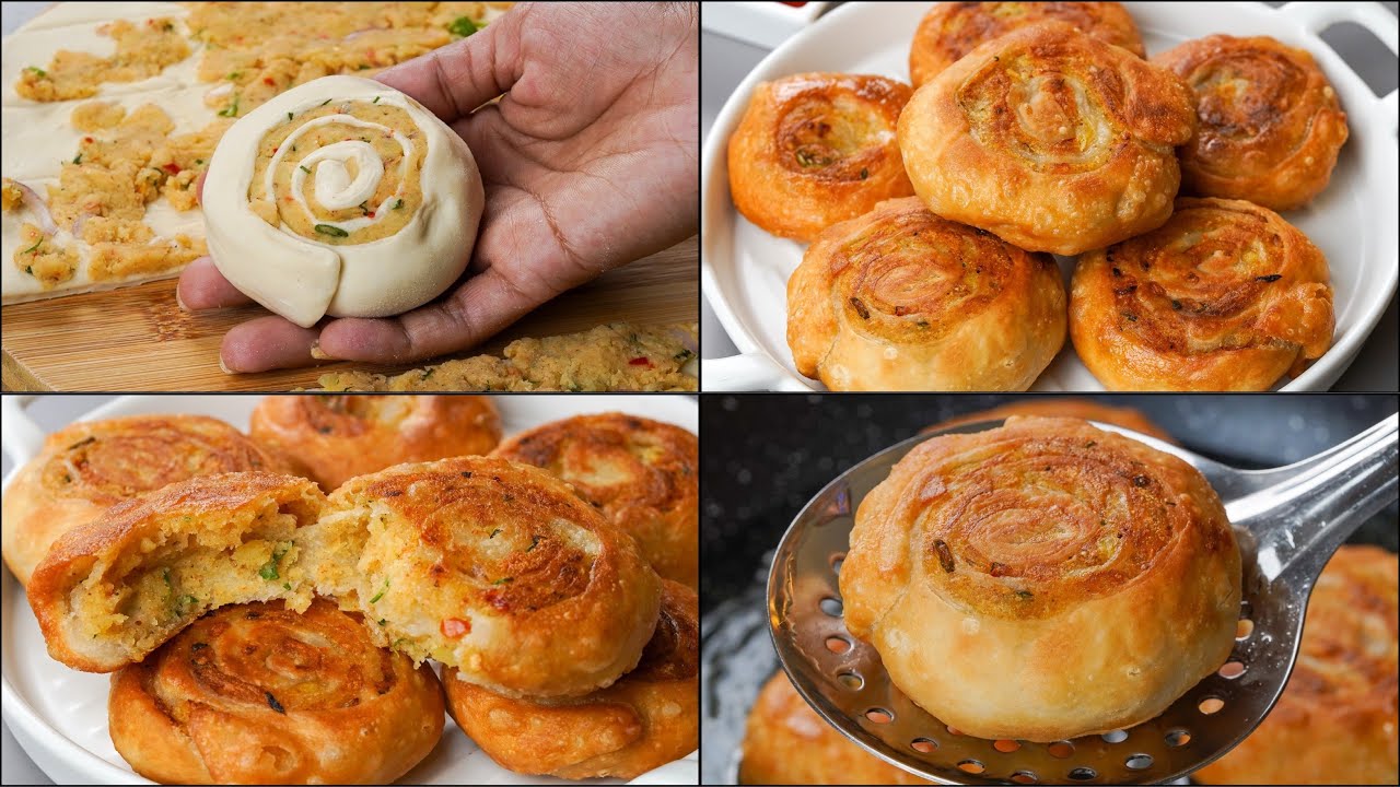 Aloo Atta Nashta Recipe | Aloo Swirl Nashta | Ramadan Iftar Recipe | Aloo Samosa Recipe