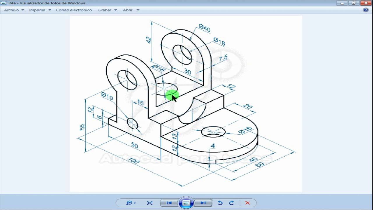 24 como hacer una nueva figura mecanica 3D en autocad