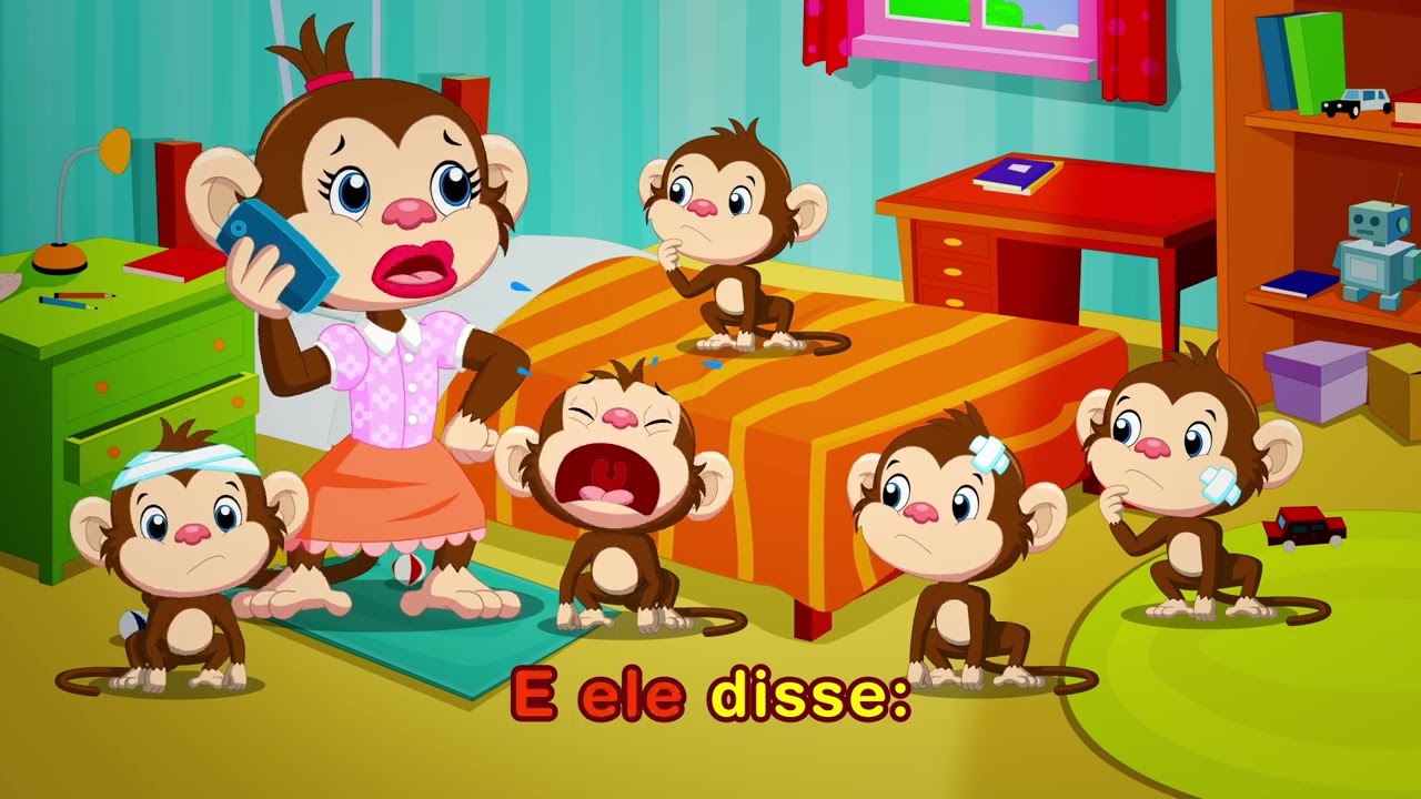 Pintainho Amarelinho 3 - Cinco Macaquinhos (V&iacute;deo Oficial)