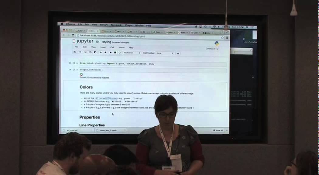 Sarah Bird, Bryan Van de Ven: Getting started with Bokeh