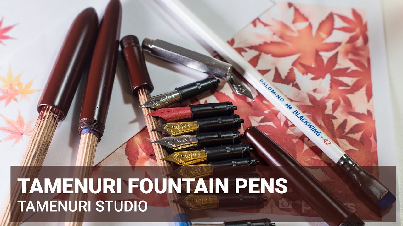 Urushi DIY - tamenuri fountain pens
