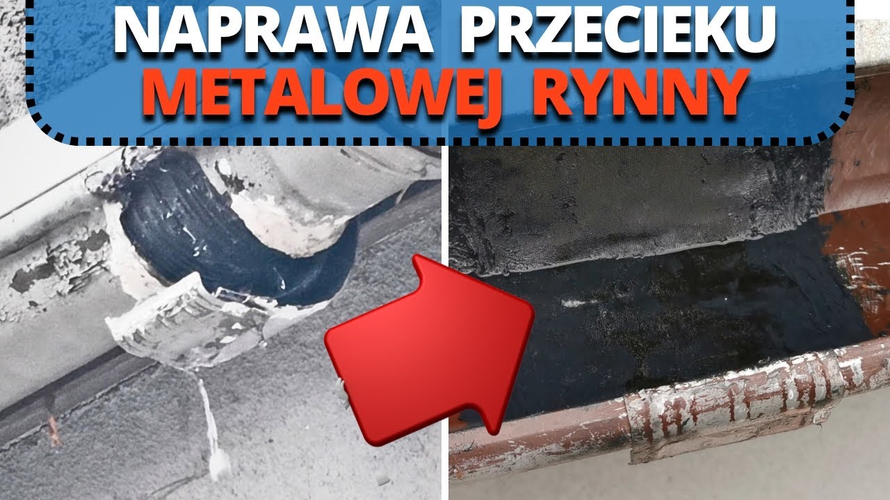 Rynna Przecieka na Łączeniu ? - Naprawa Metalowych Rynien