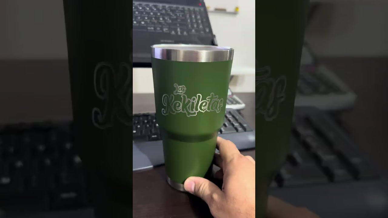 Como grabar un termo con láser desde cero con lightburn